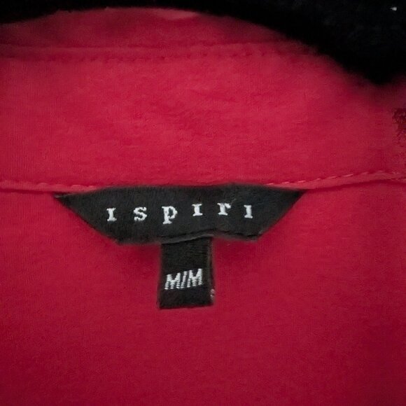 3/$30 Esprit deep red fitted blouse - Picture 2 of 7